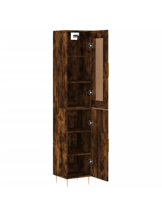 Skříň highboard kouřový dub 34,5 x 34 x 180 cm kompozitní dřevo