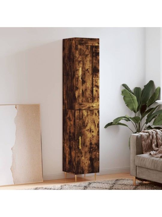 Skříň highboard kouřový dub 34,5 x 34 x 180 cm kompozitní dřevo
