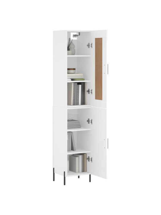Skříň highboard bílá 34,5 x 34 x 180 cm kompozitní dřevo