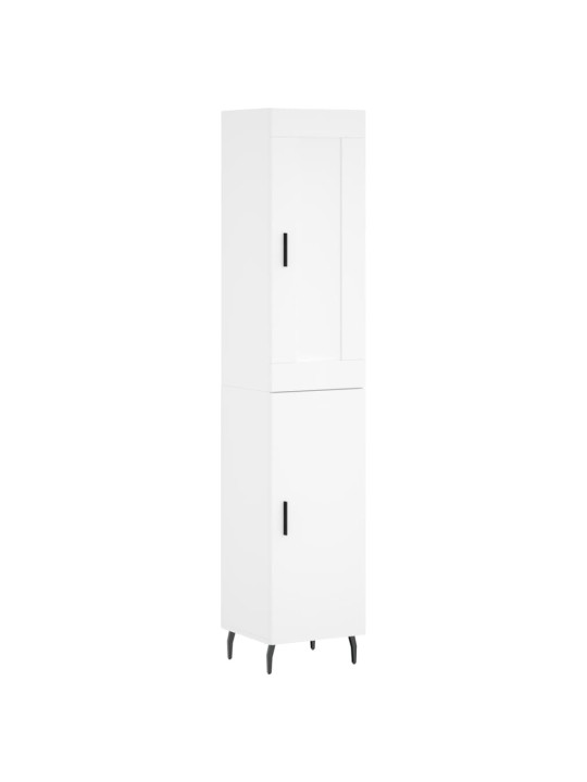 Skříň highboard bílá 34,5 x 34 x 180 cm kompozitní dřevo