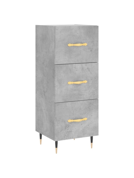 Skříň highboard betonově šedá 34,5x34x180 cm kompozitní dřevo