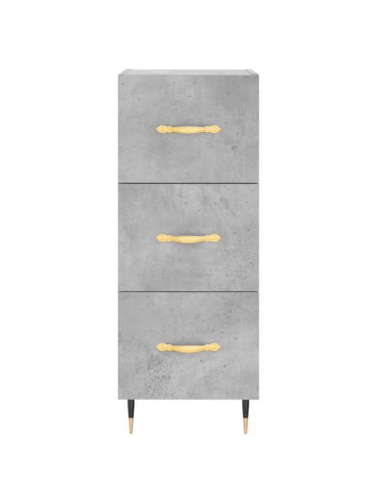 Skříň highboard betonově šedá 34,5x34x180 cm kompozitní dřevo