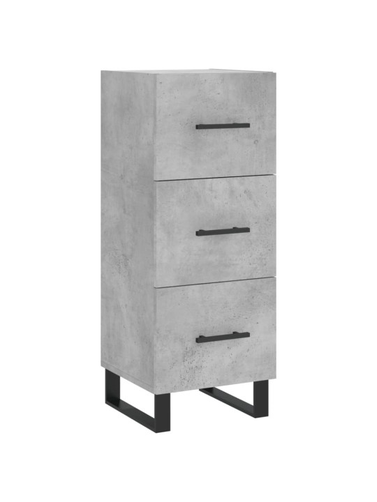 Skříň highboard betonově šedá 34,5x34x180 cm kompozitní dřevo