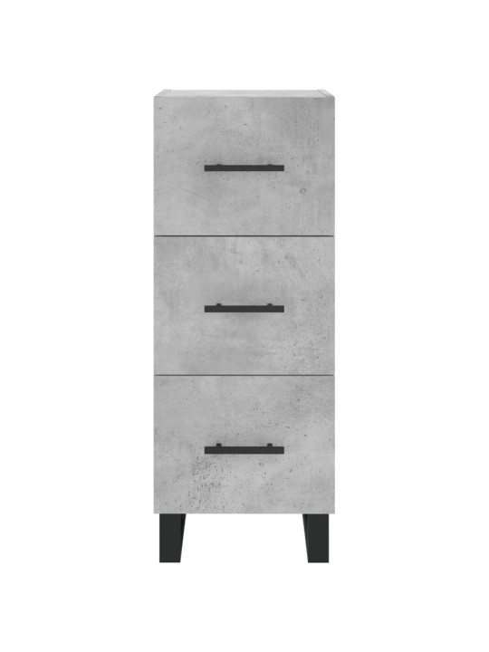 Skříň highboard betonově šedá 34,5x34x180 cm kompozitní dřevo