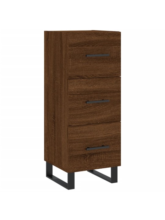 Skříň highboard hnědý dub 34,5 x 34 x 180 cm kompozitní dřevo