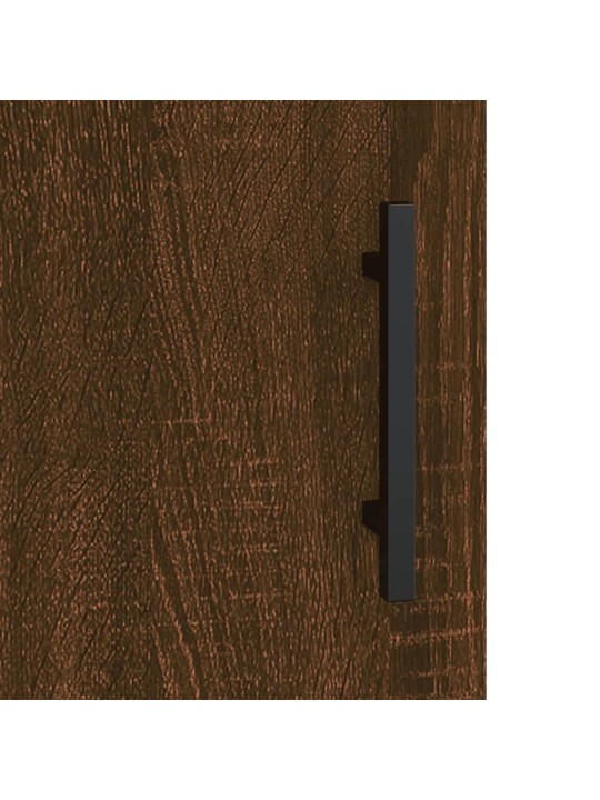 Skříň highboard hnědý dub 34,5 x 34 x 180 cm kompozitní dřevo