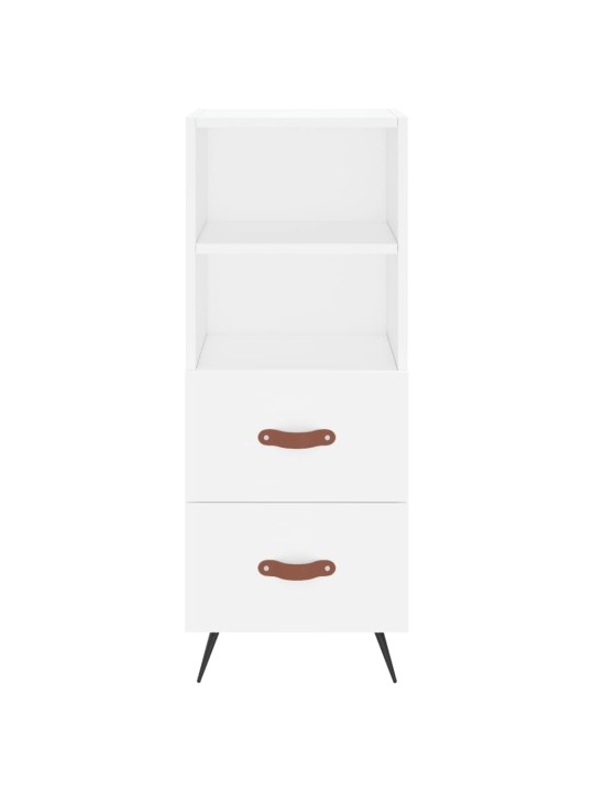 Skříň highboard bílá 34,5 x 34 x 180 cm kompozitní dřevo