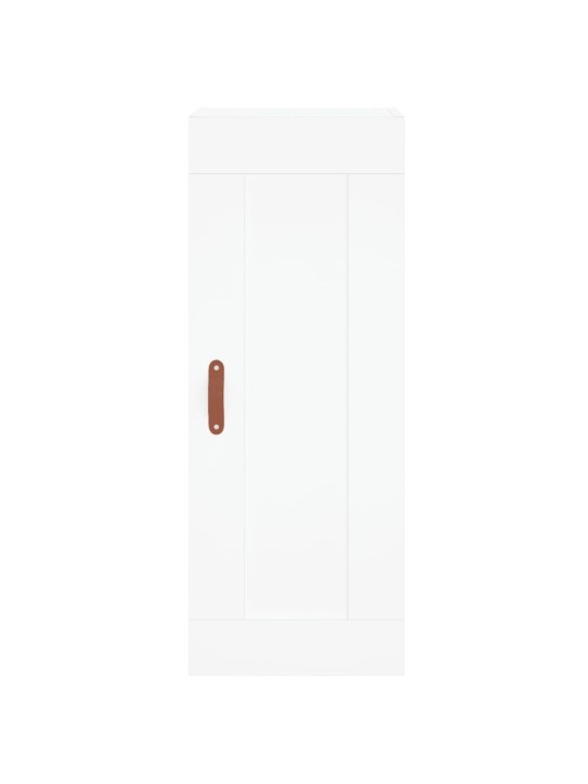 Skříň highboard bílá 34,5 x 34 x 180 cm kompozitní dřevo