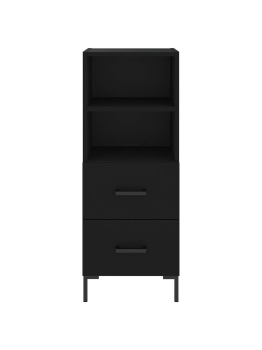 Skříň highboard černá 34,5 x 34 x 180 cm kompozitní dřevo