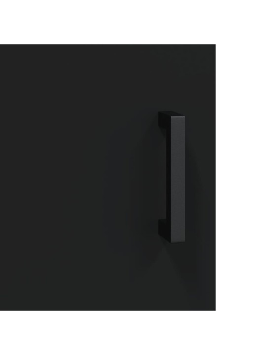 Skříň highboard černá 34,5 x 34 x 180 cm kompozitní dřevo