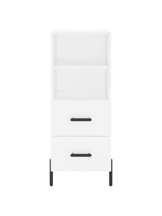 Skříň highboard bílá 34,5 x 34 x 180 cm kompozitní dřevo