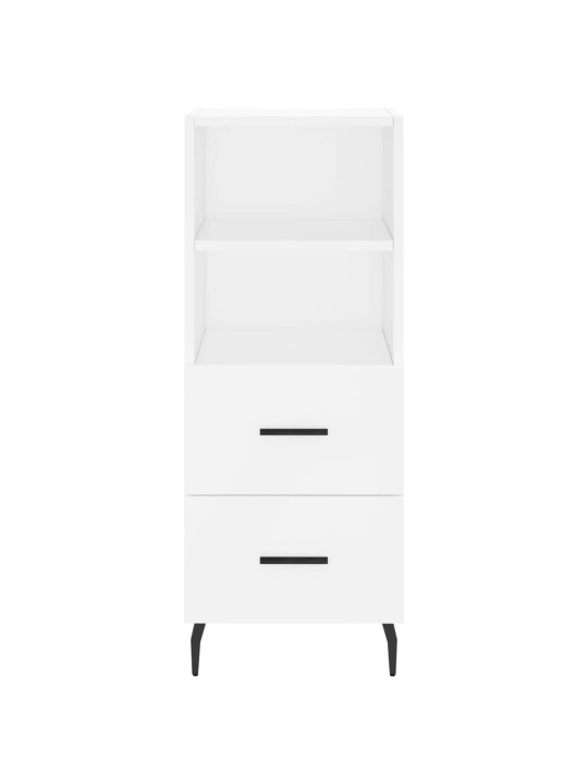Skříň highboard bílá 34,5 x 34 x 180 cm kompozitní dřevo