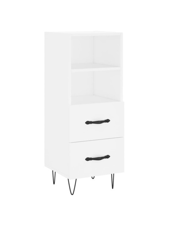 Skříň highboard bílá 34,5 x 34 x 180 cm kompozitní dřevo