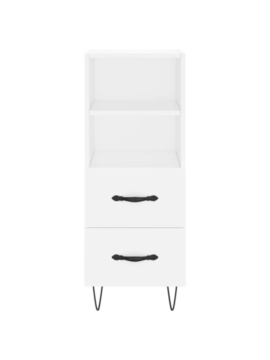Skříň highboard bílá 34,5 x 34 x 180 cm kompozitní dřevo