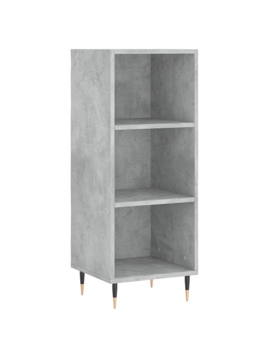 Skříň highboard betonově šedá 34,5x34x180 cm kompozitní dřevo