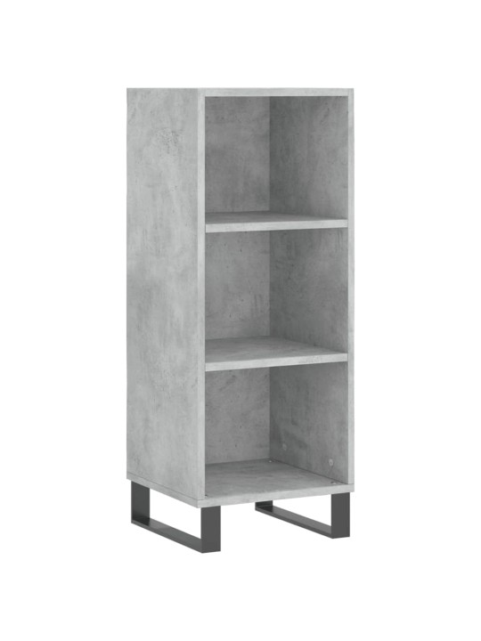 Skříň highboard betonově šedá 34,5x34x180 cm kompozitní dřevo