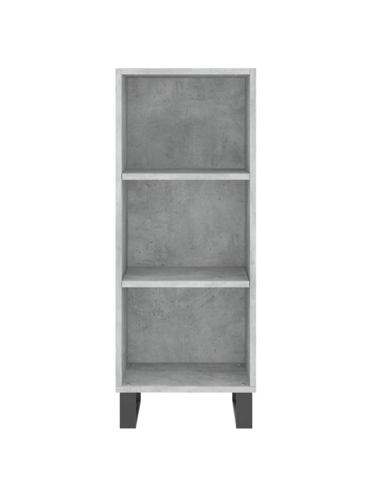 Skříň highboard betonově šedá 34,5x34x180 cm kompozitní dřevo