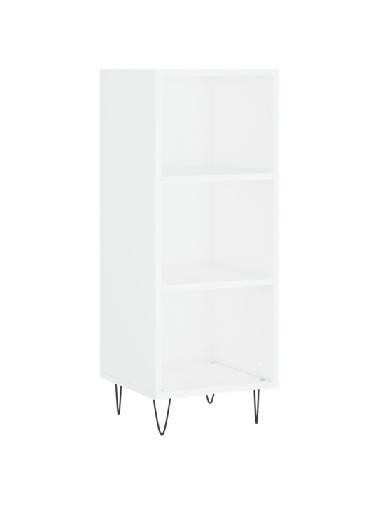 Skříň highboard bílá 34,5 x 34 x 180 cm kompozitní dřevo