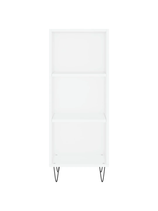 Skříň highboard bílá 34,5 x 34 x 180 cm kompozitní dřevo