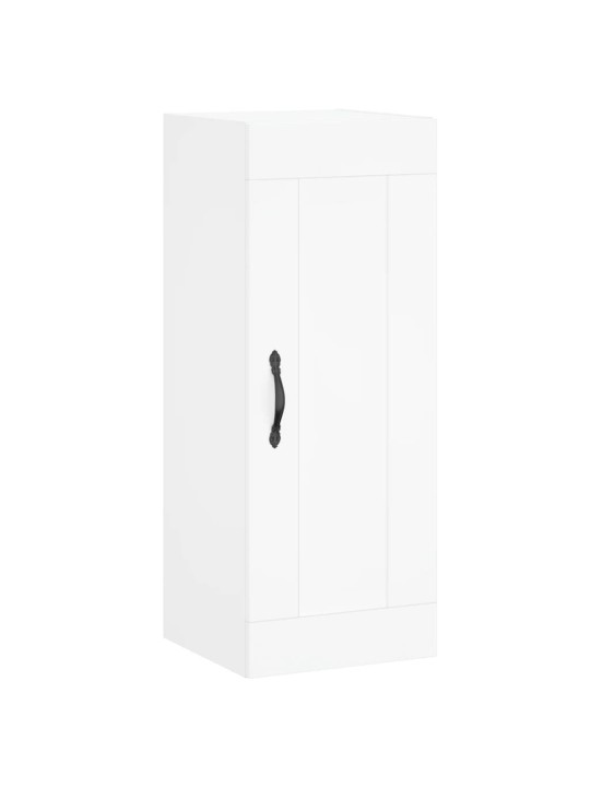 Skříň highboard bílá 34,5 x 34 x 180 cm kompozitní dřevo