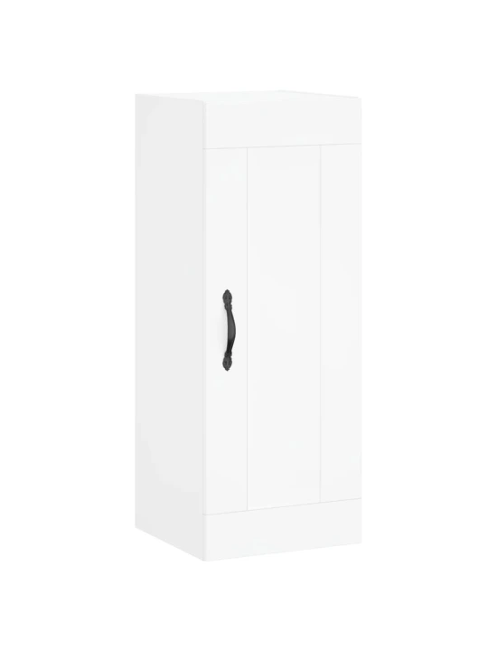Skříň highboard bílá 34,5 x 34 x 180 cm kompozitní dřevo
