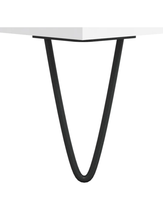 Skříň highboard bílá 34,5 x 34 x 180 cm kompozitní dřevo