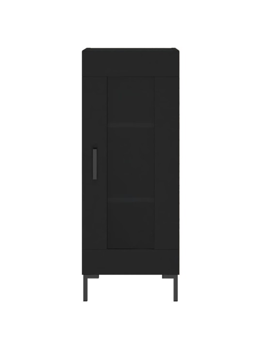 Skříň highboard černá 34,5 x 34 x 180 cm kompozitní dřevo