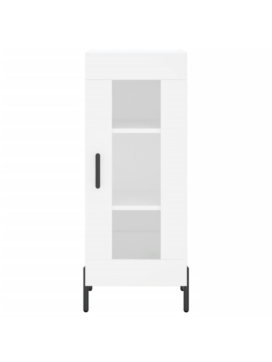 Skříň highboard bílá 34,5 x 34 x 180 cm kompozitní dřevo
