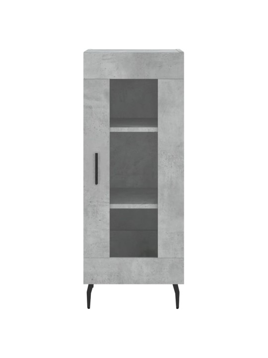 Skříň highboard betonově šedá 34,5x34x180 cm kompozitní dřevo