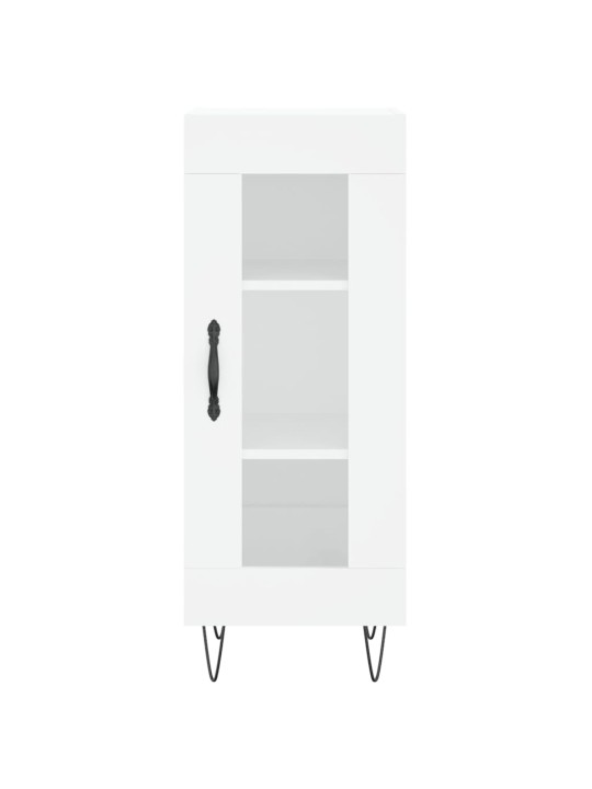 Skříň highboard bílá 34,5 x 34 x 180 cm kompozitní dřevo