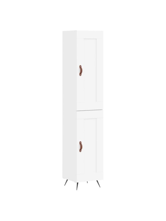 Skříň highboard bílá 34,5 x 34 x 180 cm kompozitní dřevo