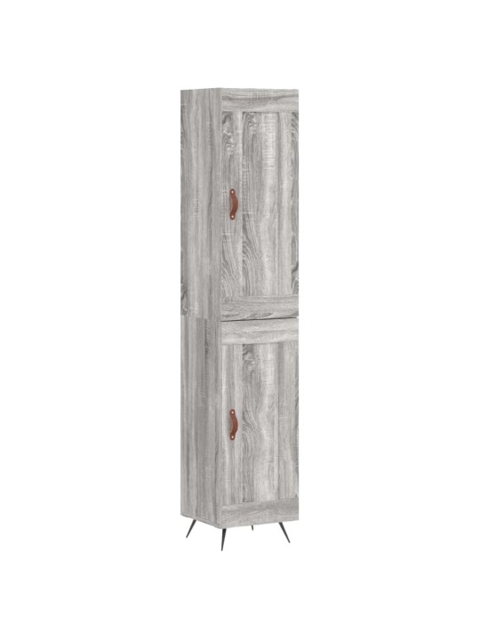 Skříň highboard šedá sonoma 34,5 x 34 x 180 cm kompozitní dřevo