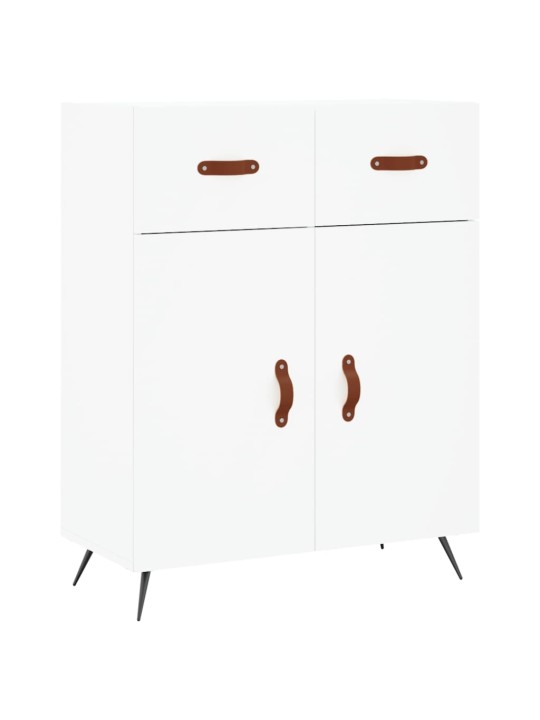 Skříň highboard bílá 69,5 x 34 x 180 cm kompozitní dřevo