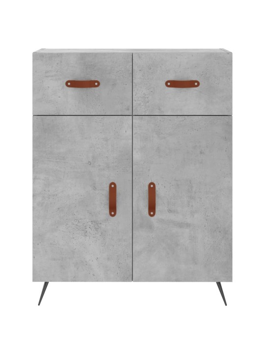 Skříň highboard betonově šedá 69,5x34x180 cm kompozitní dřevo