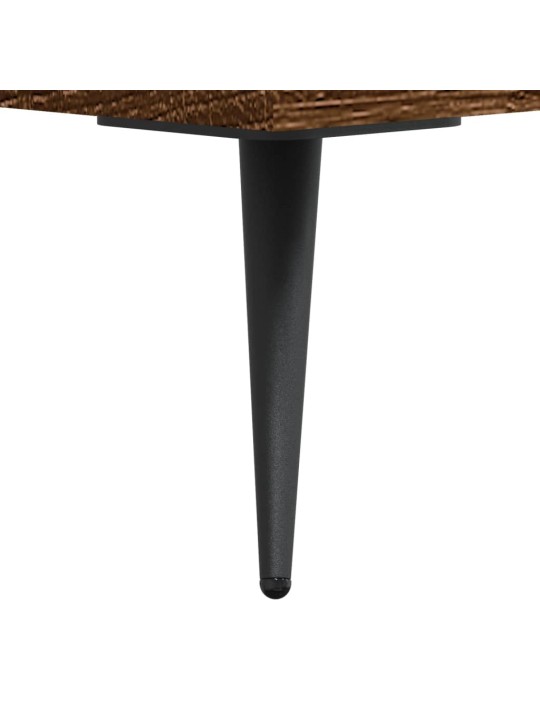 Skříň highboard hnědý dub 69,5 x 34 x 180 cm kompozitní dřevo