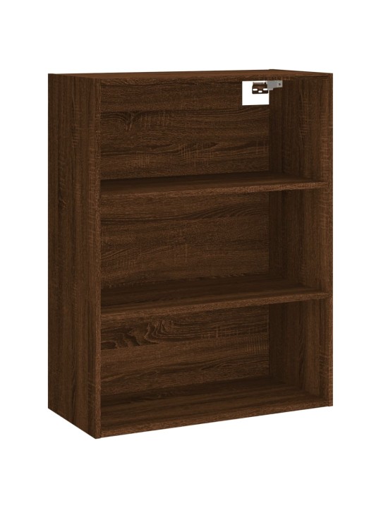 Skříň highboard hnědý dub 69,5 x 34 x 180 cm kompozitní dřevo