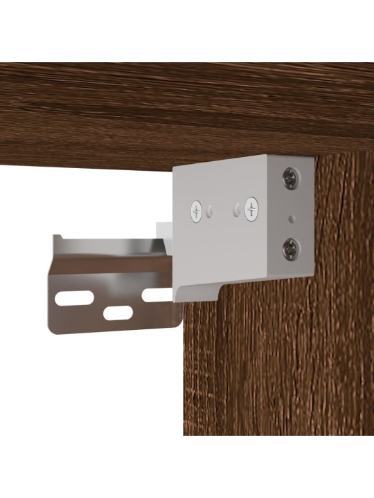 Skříň highboard hnědý dub 69,5 x 34 x 180 cm kompozitní dřevo