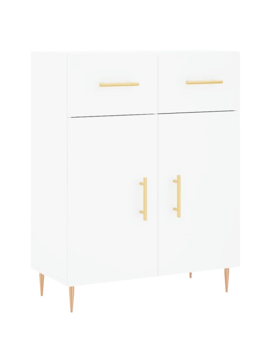 Skříň highboard bílá 69,5 x 34 x 180 cm kompozitní dřevo