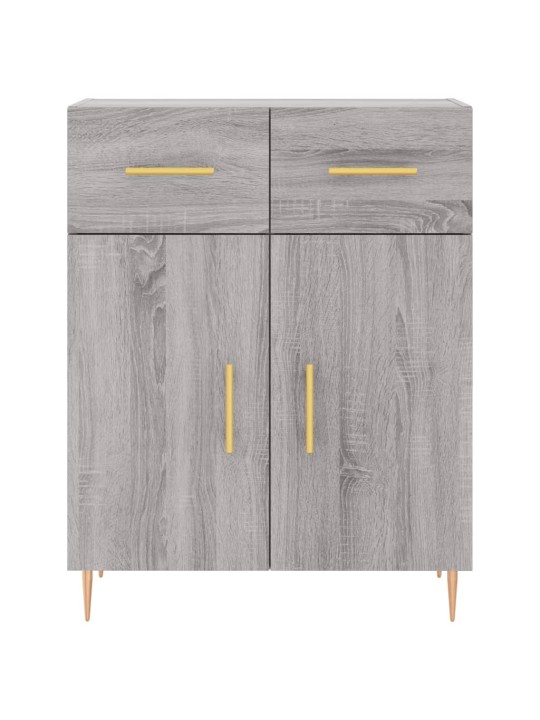 Skříň highboard šedá sonoma 69,5 x 34 x 180 cm kompozitní dřevo