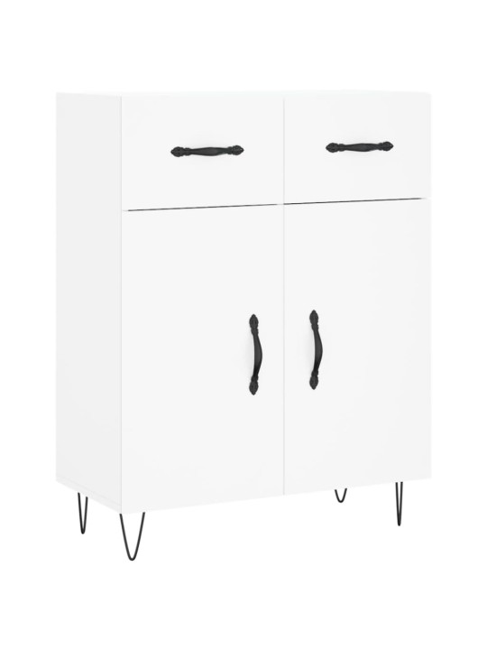 Skříň highboard bílá 69,5 x 34 x 180 cm kompozitní dřevo