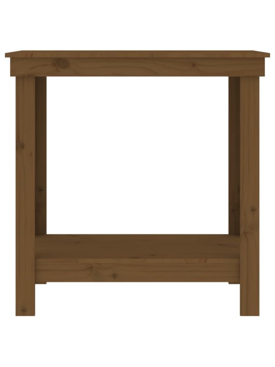 Dílenský stůl medově hnědý 80 x 50 x 80 cm masivní borovice