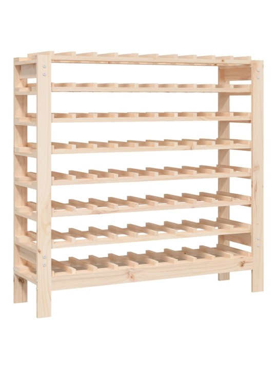 Regál na víno 109,5x30x107,5  cm masivní borové dřevo