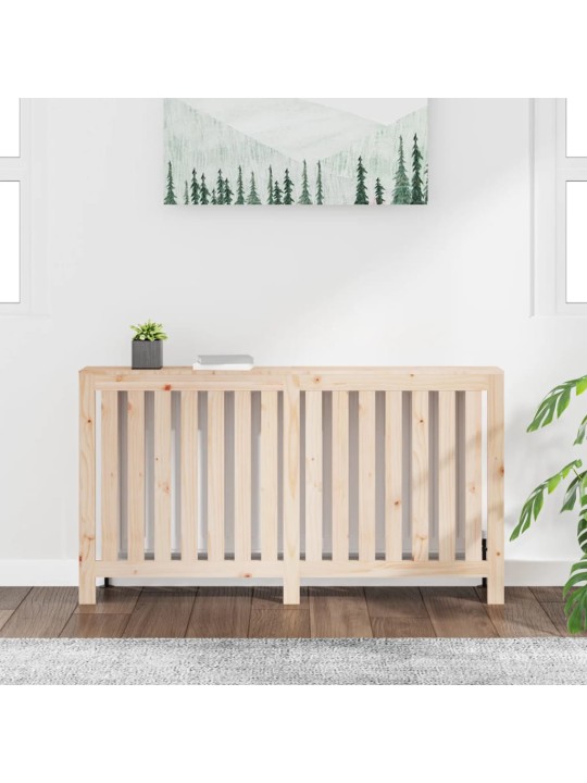 Kryt na radiátor 153 x 19 x 84 cm masivní borové dřevo