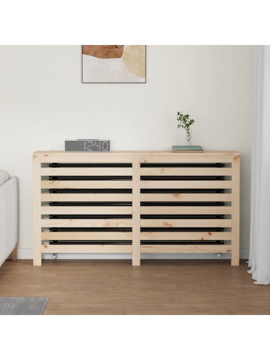 Kryt na radiátor 153 x 19 x 84 cm masivní borové dřevo