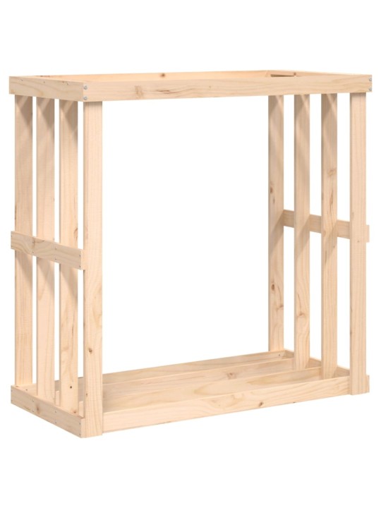 Venkovní stojan na dřevo 108 x 52 x 106 cm masivní borovice