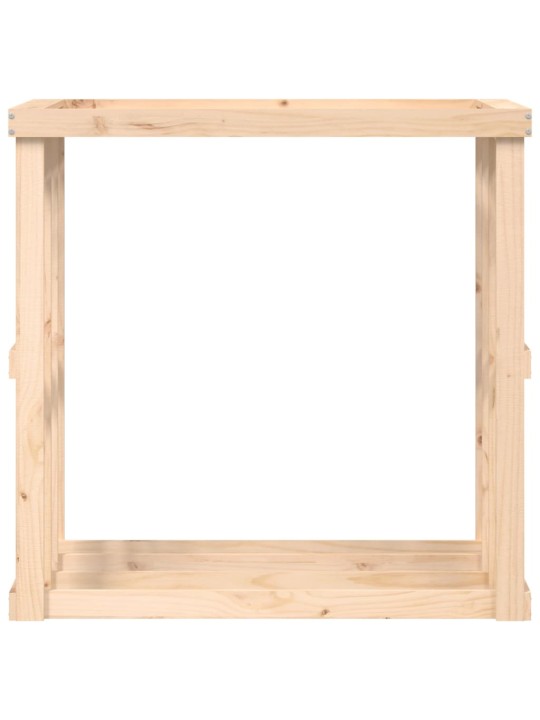 Venkovní stojan na dřevo 108 x 52 x 106 cm masivní borovice