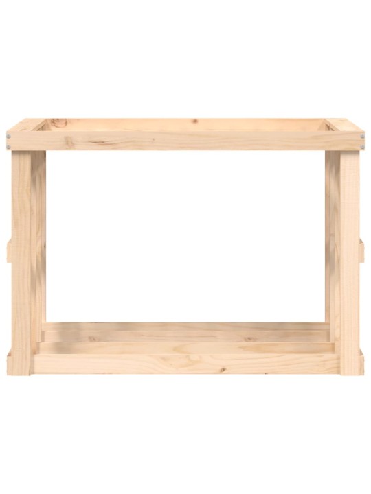 Venkovní stojan na dřevo 108x52x74 cm masivní borovice