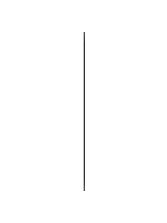 Nástěnné zrcadlo 20 x 50 cm sklo oválné