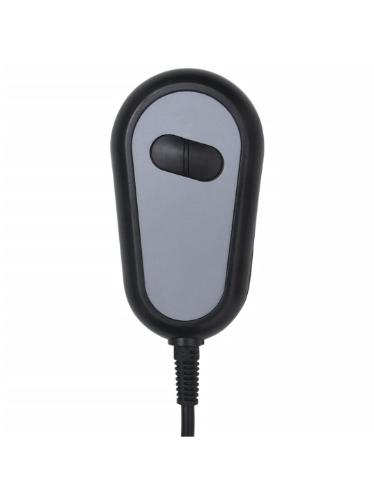 Elektrické polohovací křeslo hnědé umělá kůže