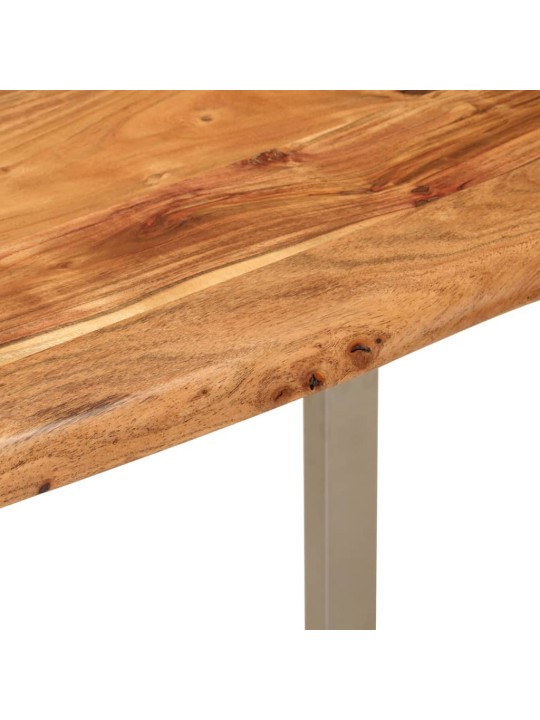 Jídelní stůl 110 x 50 x 76 cm masivní akáciové dřevo